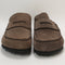 Womens BIRKENSTOCK Naples Wrapped EXQUISITE Loafers Suede Concrete Gray UK Size 7.5 EU41
