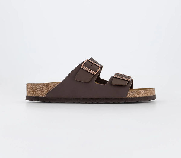 Mens BIRKENSTOCK Arizona Two Strap Sandals Brown UK Size 11.5 EU46