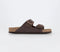 Mens BIRKENSTOCK Arizona Two Strap Sandals Brown UK Size 11.5 EU46