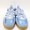 adidas Gazelle Indoor Trainers Bliss Blue White Metallic UK Size 6