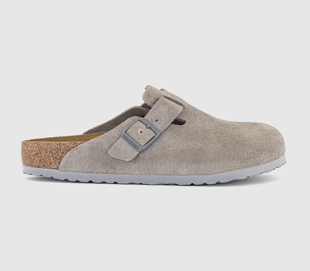 Mens BIRKENSTOCK Boston Clogs Stone Coin UK Size 8 EU42