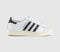 adidas Superstar II Trainers Crystal Cream Black UK Size 6
