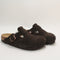 Womens BIRKENSTOCK Boston Clogs Mocca Suede UK Size 5 EU38