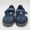 adidas Samba Jane Ballet Trainers Crew Navy White Gold Metallic UK Size 6