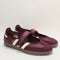 adidas Samba Jane Ballet Trainers Maroon Cream White Gold Metallic UK Size 7.5