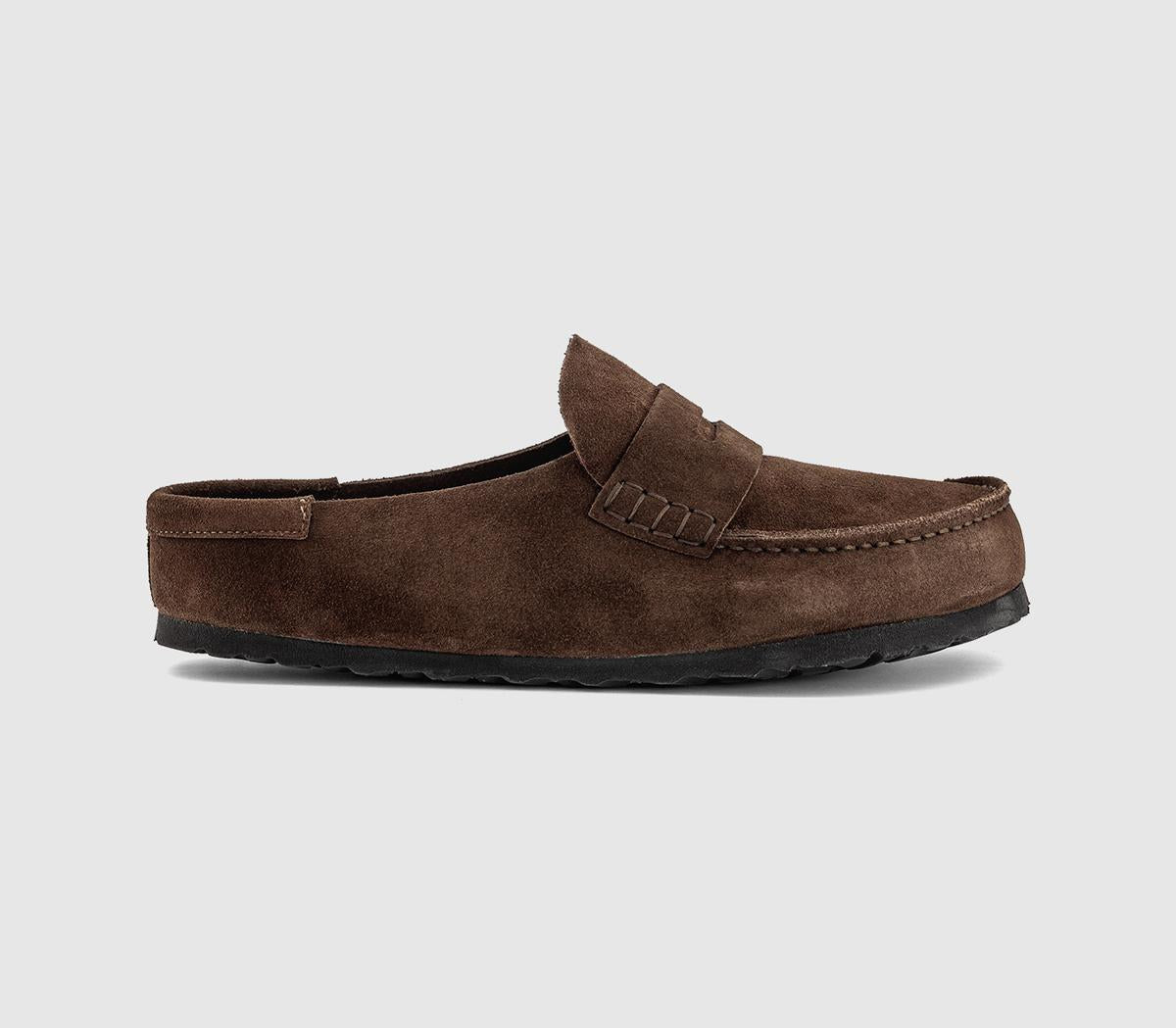 Mens BIRKENSTOCK Naples Wrapped Loafers Carafe Brown UK Size 10.5  EU45
