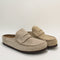 Womens BIRKENSTOCK Naples Wrapped EXQUISITE Clogs Suede Taupe UK Size 5.5 EU39