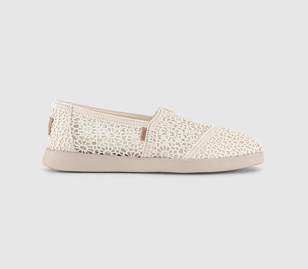 Womens TOMS Alpargata Plus Natural Crochet UK Size 5