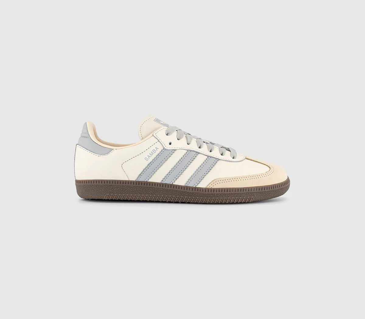 adidas Samba OG Trainers Cream White Wonder Silver Sand Strata UK Size 5