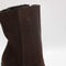 Womens OFFICE Annabella Square Toe Leather Block Heel Boots Brown Suede UK Size 5
