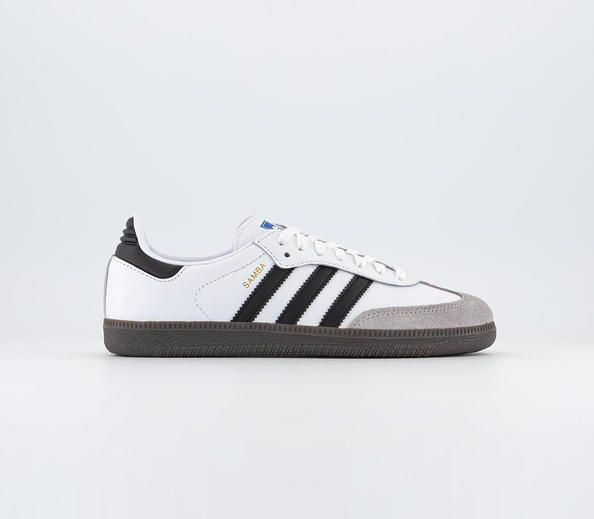 adidas Samba Og White Black Granite Trainers UK Size 5.5