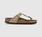 Womens BIRKENSTOCK Toe Thong Soft Footbed Sandals Sandcastle Nubuck UK Size 5.5 EU39