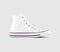 Odd sizes - Converse All Star Hi Optical White Trainers UK Sizes Right 9/Left 8