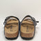 Womens BIRKENSTOCK Arizona Two Strap Sandals Charcoal Suede UK Size 7 EU40
