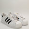 adidas Superstar II Trainers White Black Patent UK Size 5