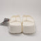 Womens Crocs Getaway Platform Flip Flops Chalk Patent UK Size 6