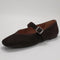 Womens OFFICE OFFICE Flavour Suede Mary Jane Ballet Pumps Brown Suede UK Size 5