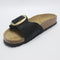 Womens BIRKENSTOCK Madrid Big Buckle Sandals Black Nubuck UK Size 5.5 EU39