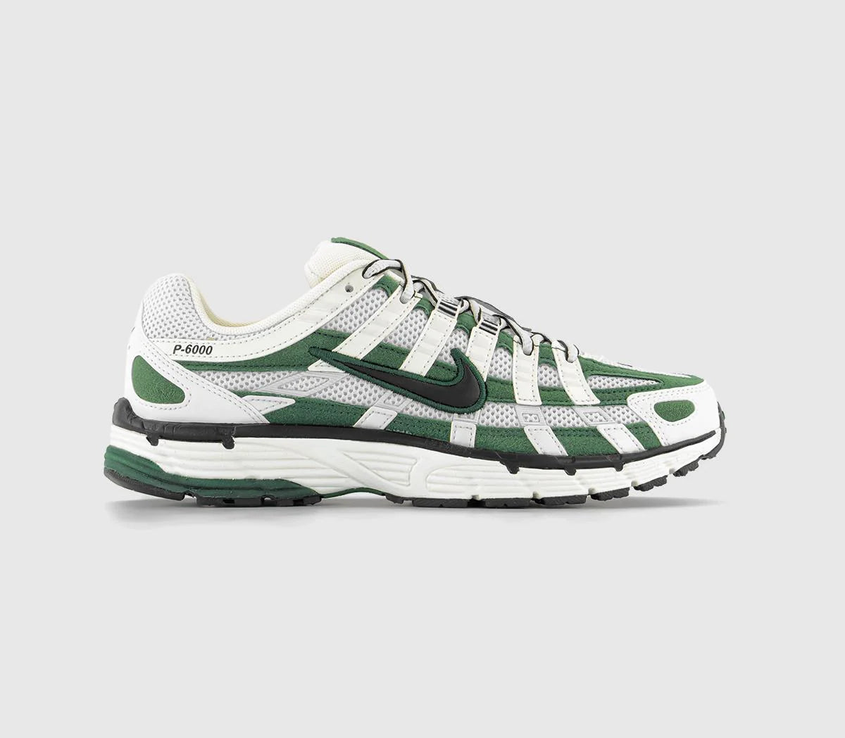 Nike P-6000 Trainers Summit White Fir Black Metallic Summit White UK Size 5