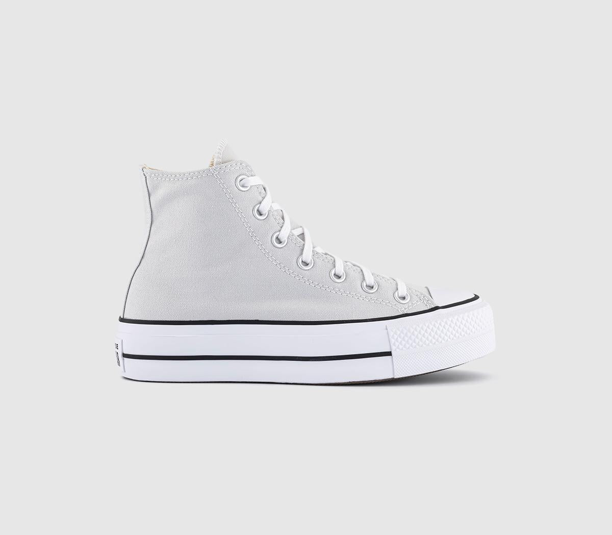 Converse All Star Lift Hi Barely Grey White Black