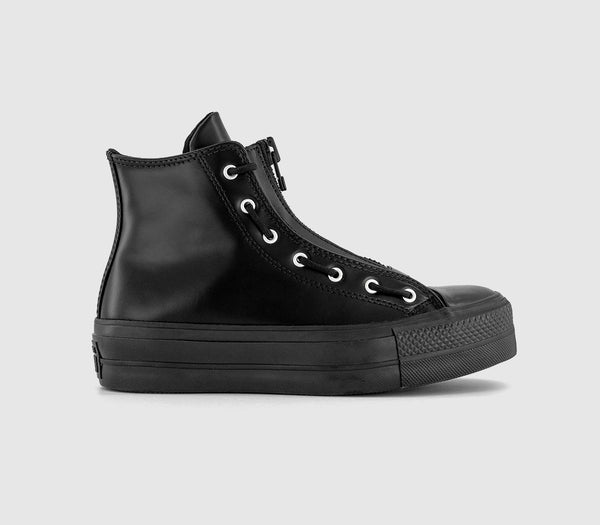 Converse All Star Lift Hi Trainers Black Total Eclipse Black