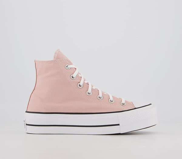 Converse All Star Lift Hi Pink Clay Black White Uk Size 6