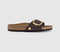Womens BIRKENSTOCK Madrid Big Buckle Sandals Carafe Raffia