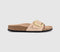 Womens BIRKENSTOCK Madrid Big Buckle High Shine Sandals New Beige