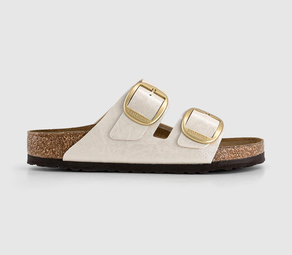 Womens Birkenstock Ariziona Big Buckle Graceful Pearl White R