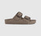 Womens BIRKENSTOCK Arizona Big Buckle Sandals Gray Taupe Eva
