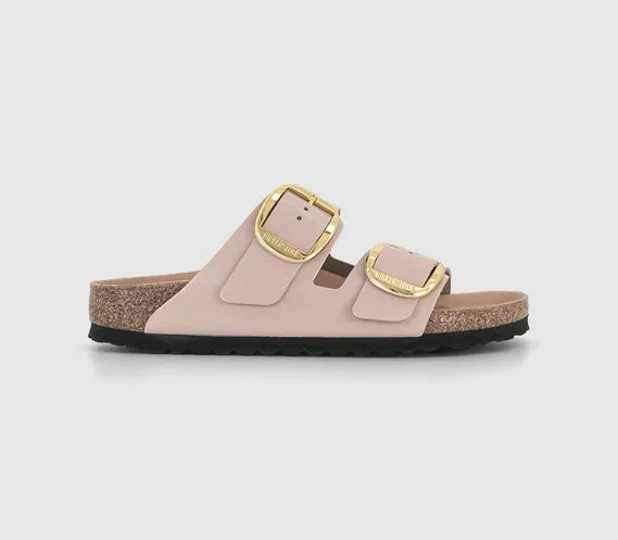 Womens Birkenstock Arizona Big Buckle High Shine New Beige