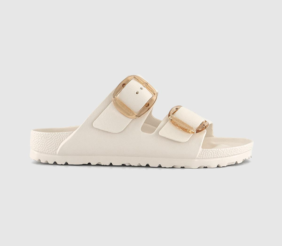 Womens BIRKENSTOCK Arizona Big Buckle Sandals Eggshell Eva