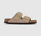 Womens BIRKENSTOCK Arizona Big Buckle Sandals Sandcastle Nubuck UK Size 5.5 EU39