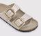 Womens BIRKENSTOCK Arizona Big Buckle Sandals High Shine Oyster