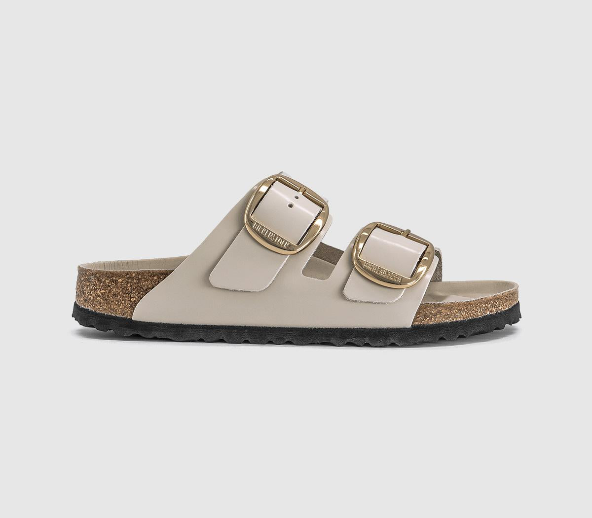 Womens BIRKENSTOCK Arizona Big Buckle Sandals High Shine Oyster