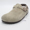 Womens BIRKENSTOCK Tokio Clogs Taupe Suede UK Size 5.5 EU39