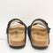 Womens BIRKENSTOCK Arizona Two Strap Sandals Suede Black UK Size 4.5 EU37
