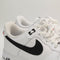 Nike Air Force 1 07 Trainers White Black Bright Crimson UK Size 8