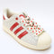 adidas Superstar Il Trainers Cream White Better Scarlet Sandy Pink UK Size 4
