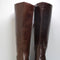 Womens OFFICE Karamel Knee High Block Heel Boots Brown Leather UK Size 7