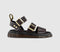 Womens Dr. Martens Gryphon Sandals Burgundy Charro Atlas