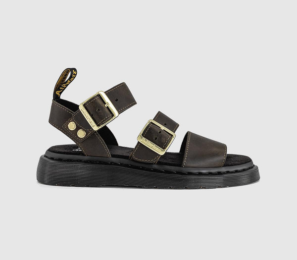 Womens Dr. Martens Gryphon Sandals Olive Wyoming