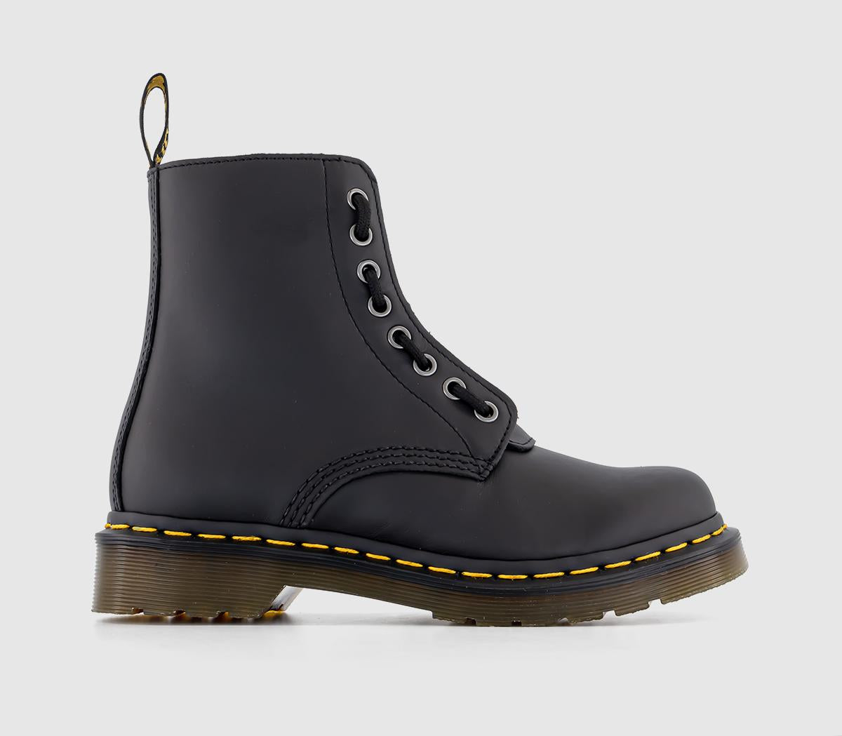 Womens Dr.Martens 1460 Pascal Front Zip Black