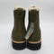 Womens TOMS Bennet Chelsea Faux Fur Lined Boots Olive UK Size 5