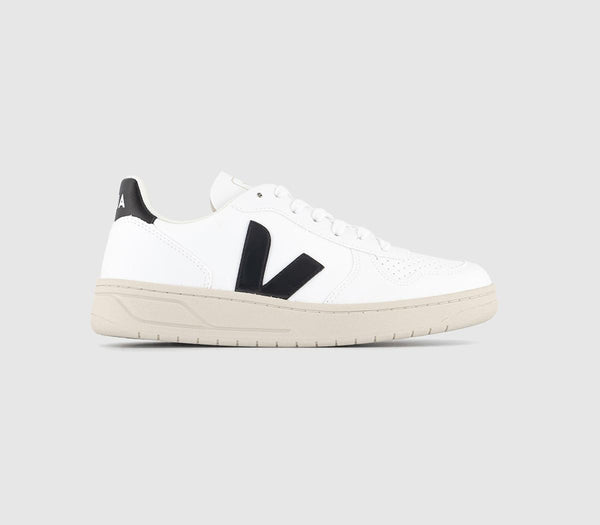 Odd Sizes - Womens Veja V10 New White Black F - UK Sizes Right 5/Left 6