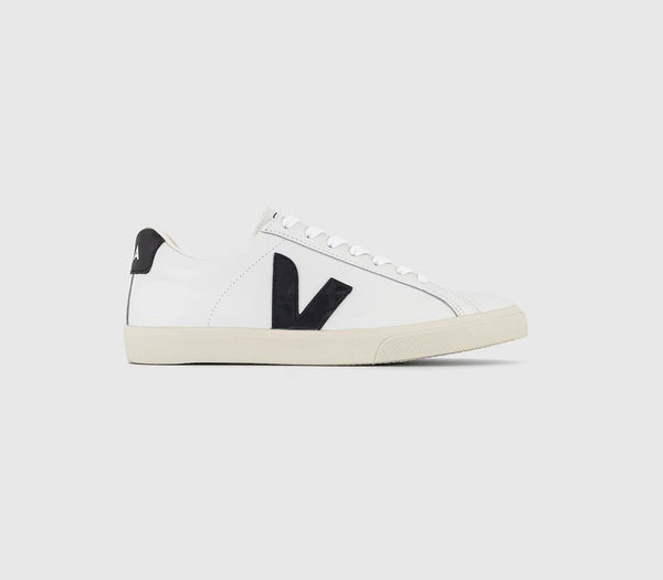 Esplar leather white black on sale womens