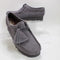 Womens Clarks Originals Wallabee Gortex Shoes Purple Grey UK Size 5