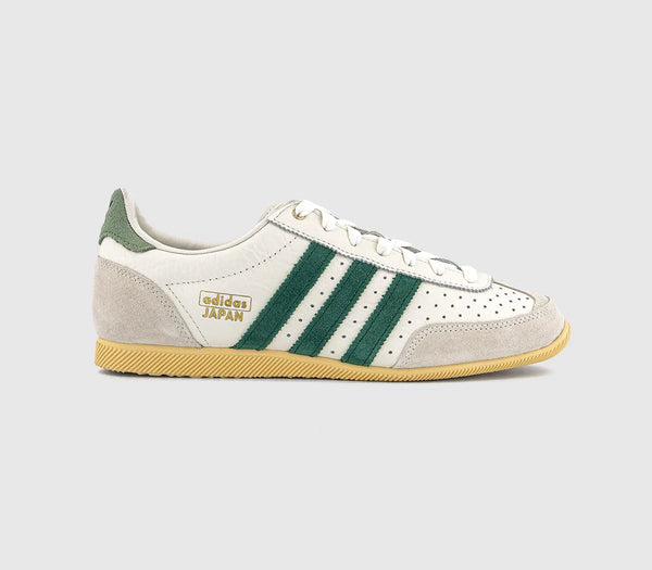 adidas Japan Trainers Offwhite Collegiate Green Orange Tint UK Size 4.5