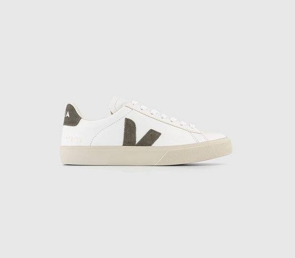 Veja Campo White Khaki F Uk Size 5