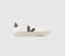 Odd sizes - Womens Veja Campo White Khaki F Uk Sizes Right 4/Left 5